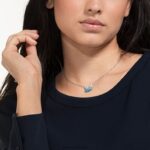 ikonický prívesok labuť labuť, modrá, rhodiovaná B8ZNT305 Swarovski šperky - Image 2