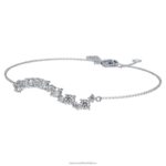intímny náramok 14k biele zlato B8ZNT437 Swarovski šperky - Image 3