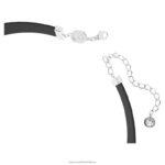 jeden choker srdce (3), biele, rhodiované B8ZNT352 Swarovski šperky - Image 4