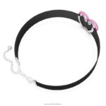 jeden choker srdce, ružové, rhodiované B8ZNT357 Swarovski šperky - Image 5