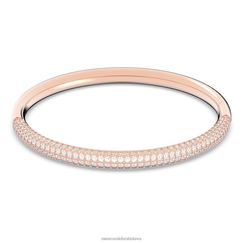 kamenny_naramok_povrchova_uprava_biela_ruzove_zlato_b8znt599_swarovski_sperky.jpg kamenný náramok povrchová úprava biela, ružové zlato B8ZNT599 Swarovski šperky - Image 1