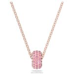 kamenný prívesok ružové, pozlátené ružovým zlatom B8ZNT316 Swarovski šperky