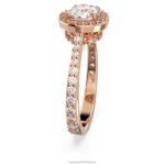 koktailový prsteň constella okrúhly výbrus, dlažba, biela, pozlátená ružovým zlatom B8ZNT986 Swarovski šperky - Image 4