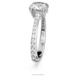 koktailový prsteň constella princes cut, dlažba, biela, rhodiovaná B8ZNT987 Swarovski šperky - Image 4