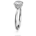 koktailový prsteň constella princess cut, biela, rhodiovaná B8ZNT980 Swarovski šperky - Image 4