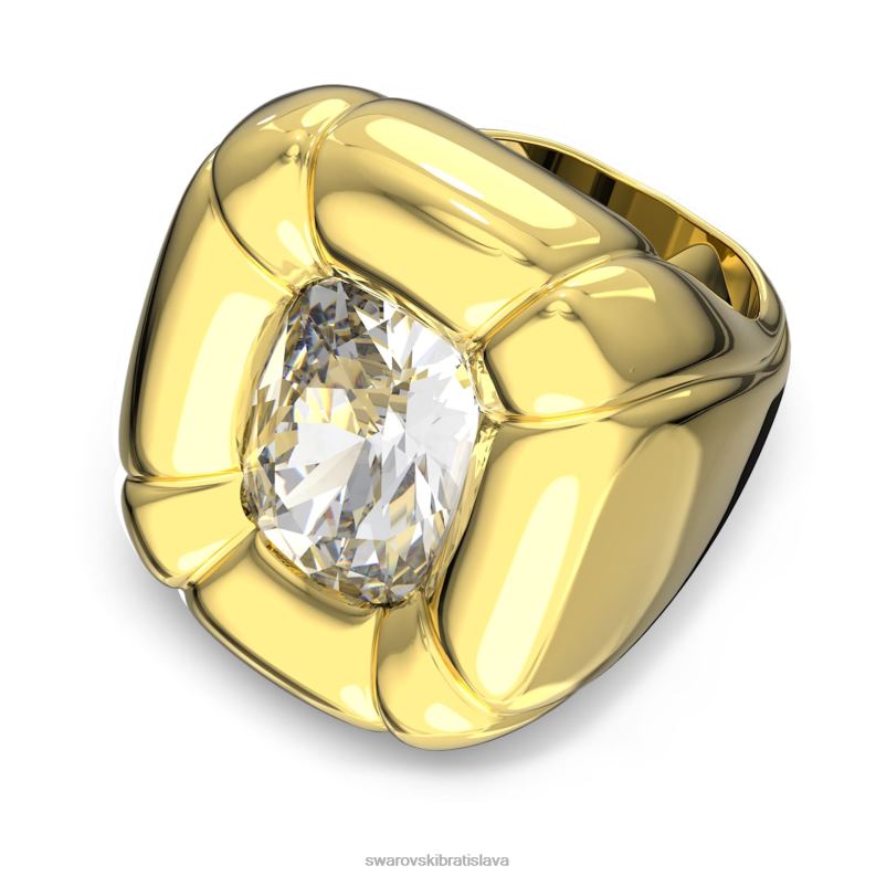 koktailovy_prsten_dulcis_vankusovy_strih_zlaty_ton_pozlateny_b8znt1053_swarovski_sperky.jpg koktailový prsteň dulcis vankúšový strih, zlatý tón, pozlátený B8ZNT1053 Swarovski šperky - Image 1