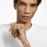 koktailový prsteň numina osemhranný výbrus, čierny, pokovený ruténiom B8ZNT1087 Swarovski šperky - Image 7