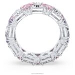 koktailový prsteň ortyx trojuholníkový strih, fialová, rhodiovaná B8ZNT1058 Swarovski šperky - Image 5