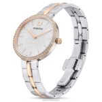 kozmopolitné hodinky švajčiarska výroba, kovový náramok, biely, povrchová úprava zmiešaný kov B8ZNT1156 Swarovski príslušenstvo - Image 3