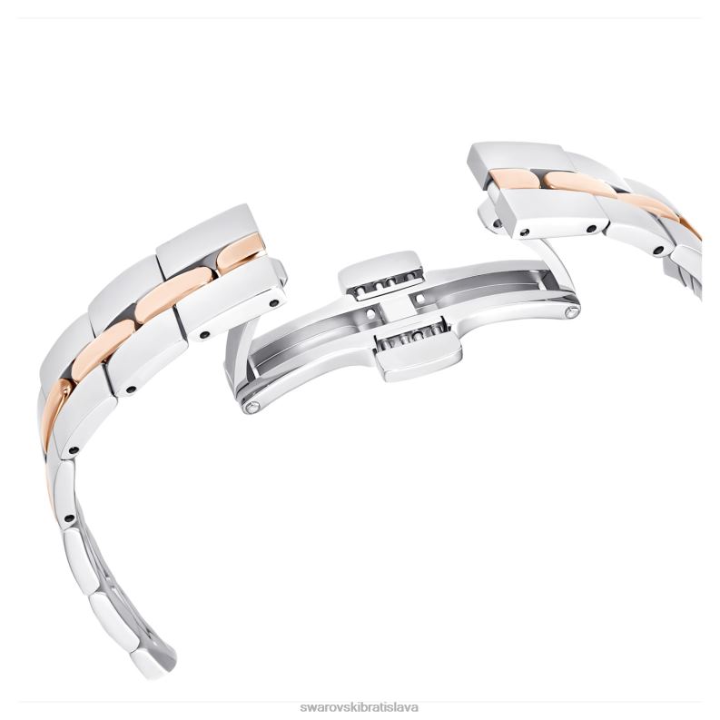 kozmopolitné hodinky švajčiarska výroba, kovový náramok, biely, povrchová úprava zmiešaný kov B8ZNT1156 Swarovski príslušenstvo - Image 7
