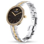kozmopolitné hodinky švajčiarska výroba, kovový náramok, čierny, povrchová úprava zmiešaný kov B8ZNT1144 Swarovski príslušenstvo - Image 2