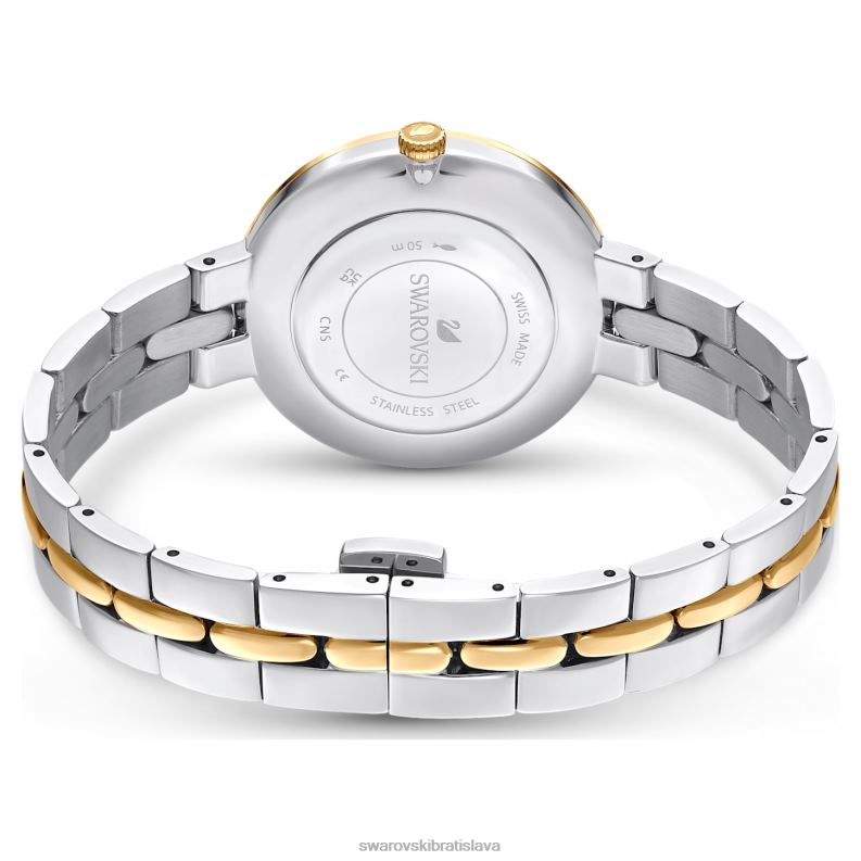 kozmopolitné hodinky švajčiarska výroba, kovový náramok, čierny, povrchová úprava zmiešaný kov B8ZNT1144 Swarovski príslušenstvo - Image 3