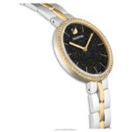 kozmopolitné hodinky švajčiarska výroba, kovový náramok, čierny, povrchová úprava zmiešaný kov B8ZNT1144 Swarovski príslušenstvo - Image 5