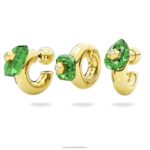 kruhové náušnice numina zmiešané strihy, zelené, pozlátené B8ZNT381 Swarovski šperky - Image 3