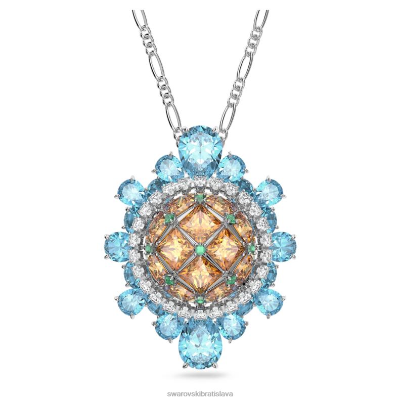 kuriozna_brosna_viacfarebne_rhodiovane_b8znt245_swarovski_sperky.jpg kuriózna brošňa viacfarebné, rhodiované B8ZNT245 Swarovski šperky - Image 1