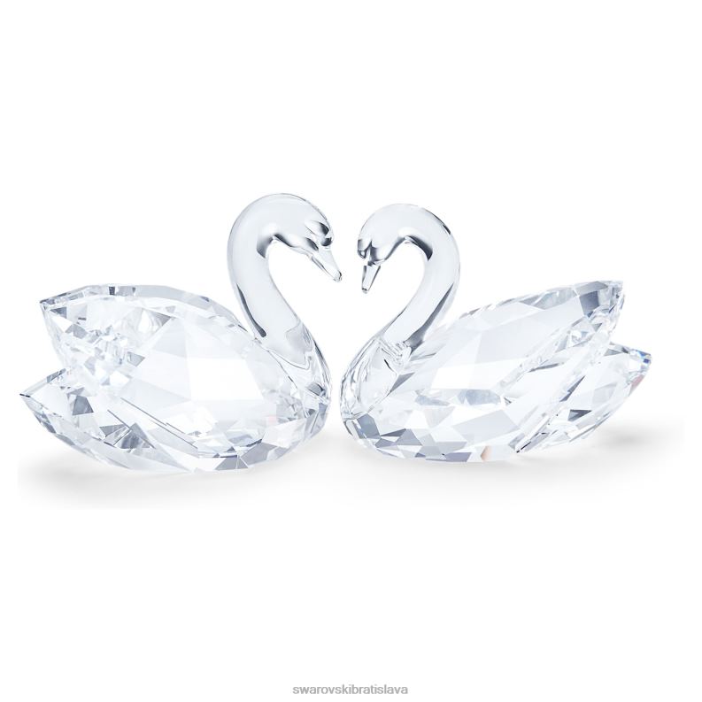 labuti_par_zber_b8znt1656_swarovski_dekoracie.jpg labutí pár zber B8ZNT1656 Swarovski dekorácie - Image 1