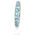 matricový krúžok okrúhly výbrus, modrá, rhodiovaná B8ZNT1005 Swarovski šperky - Image 4