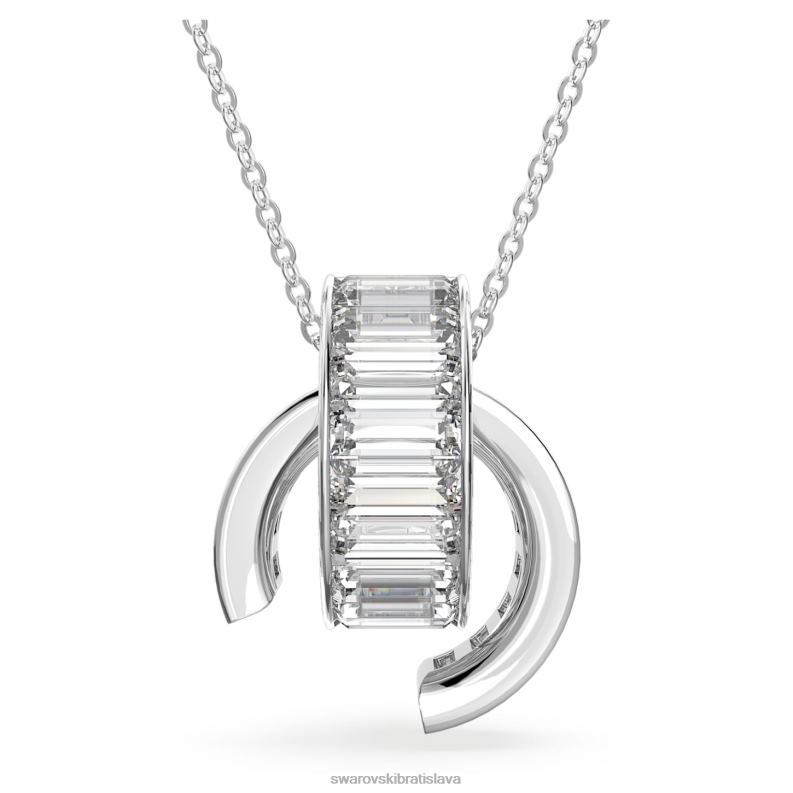 matricovy_privesok_bageta_rezana_biela_rhodiovana_b8znt231_swarovski_sperky.jpg matricový prívesok bageta rezaná, biela, rhodiovaná B8ZNT231 Swarovski šperky - Image 1