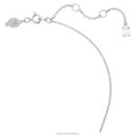 matricový prívesok zmiešané rezy, srdce, biele, rhodiované B8ZNT242 Swarovski šperky - Image 4
