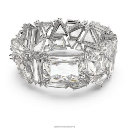 mesmera náramok nadrozmerné kryštály, biele, rhodiované B8ZNT588 Swarovski šperky