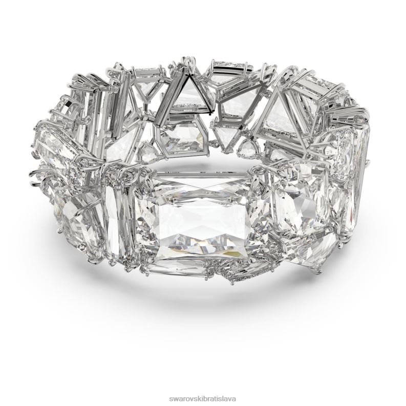 mesmera_naramok_nadrozmerne_krystaly_biele_rhodiovane_b8znt588_swarovski_sperky.jpg mesmera náramok nadrozmerné kryštály, biele, rhodiované B8ZNT588 Swarovski šperky - Image 1