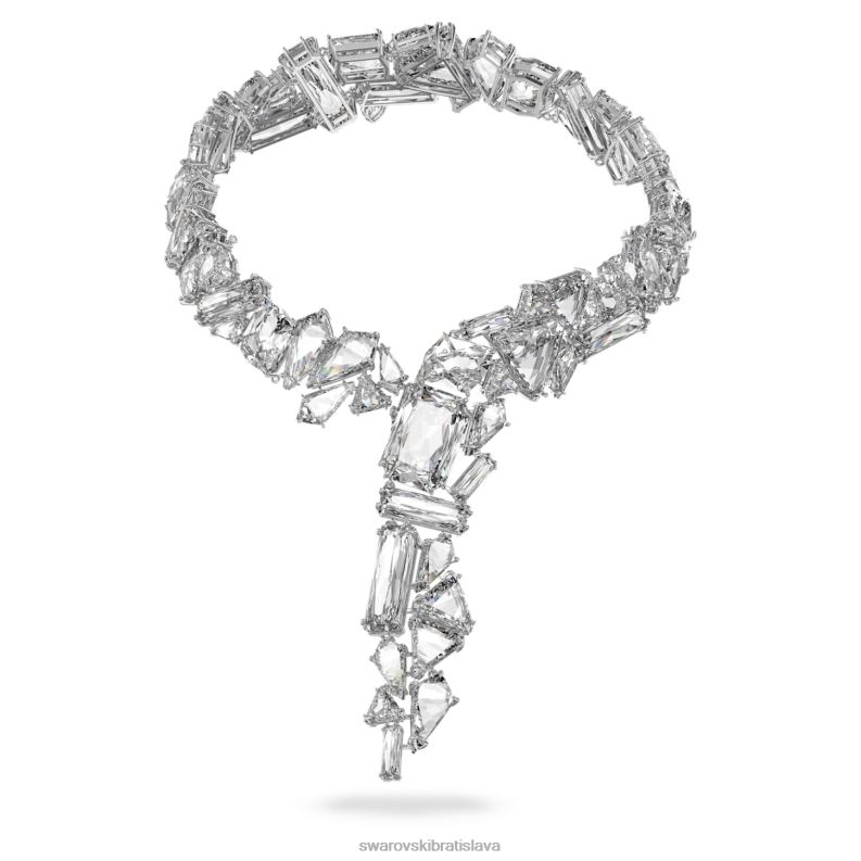 mesmera_y_nahrdelnik_nadrozmerne_krystaly_biele_rhodiovane_b8znt150_swarovski_sperky.jpg mesmera y náhrdelník nadrozmerné kryštály, biele, rhodiované B8ZNT150 Swarovski šperky - Image 1