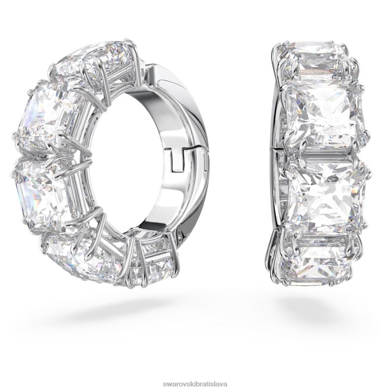 millenia_klipove_nausnice_hranaty_rez_biela_rhodiovana_b8znt888_swarovski_sperky.jpg Millenia klipové náušnice hranatý rez, biela, rhodiovaná B8ZNT888 Swarovski šperky - Image 1