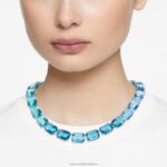 millenia náhrdelník osemhranného strihu modrá, rhodiovaná B8ZNT143 Swarovski šperky - Image 2