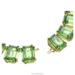 millenia náhrdelník osemhranného strihu nadrozmerné kryštály, zelené, pozlátené B8ZNT151 Swarovski šperky - Image 4