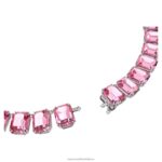 millenia náhrdelník osemhranného strihu ružové, rhodiované B8ZNT40 Swarovski šperky - Image 4
