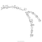 náhrdelník gema zmiešané rezy, biele, rhodiované B8ZNT19 Swarovski šperky - Image 4