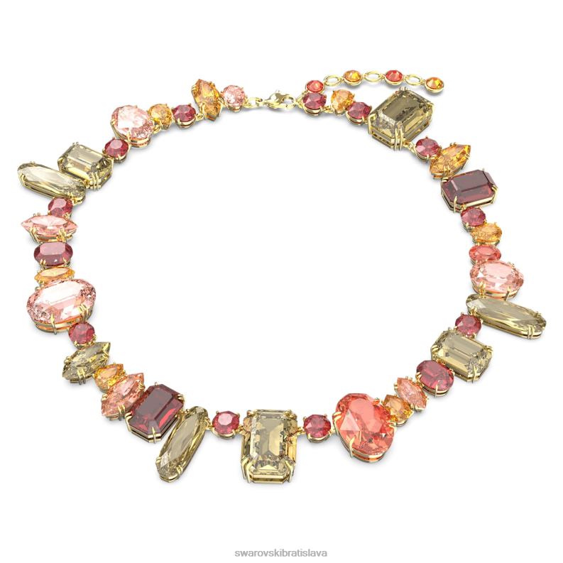 nahrdelnik_gema_zmiesane_strihy_viacfarebne_pozlatene_b8znt104_swarovski_sperky.jpg náhrdelník gema zmiešané strihy, viacfarebné, pozlátené B8ZNT104 Swarovski šperky - Image 1