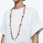 náhrdelník gema zmiešané strihy, viacfarebné, pozlátené B8ZNT92 Swarovski šperky - Image 2
