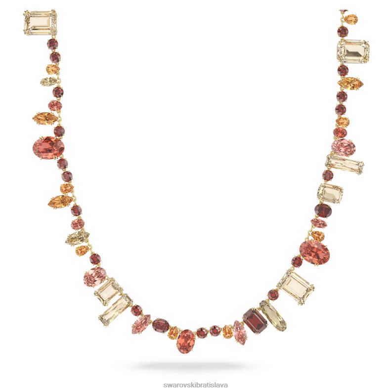 nahrdelnik_gema_zmiesane_strihy_viacfarebne_pozlatene_b8znt92_swarovski_sperky.jpg náhrdelník gema zmiešané strihy, viacfarebné, pozlátené B8ZNT92 Swarovski šperky - Image 1
