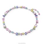 náhrdelník gema zmiešané strihy, viacfarebné, rhodiované B8ZNT113 Swarovski šperky - Image 2