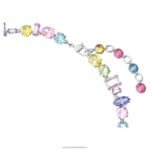 náhrdelník gema zmiešané strihy, viacfarebné, rhodiované B8ZNT12 Swarovski šperky - Image 4