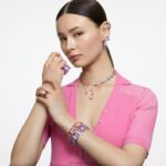 náhrdelník gema zmiešané strihy, viacfarebné, rhodiované B8ZNT12 Swarovski šperky - Image 5