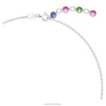 náhrdelník gema zmiešané strihy, viacfarebné, rhodiované B8ZNT4 Swarovski šperky - Image 4