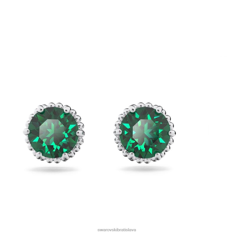 napichovacie_nausnice_okruhleho_strihu_majova_zelena_rhodiovana_b8znt660_swarovski_sperky.jpg napichovacie náušnice okrúhleho strihu májová, zelená, rhodiovaná B8ZNT660 Swarovski šperky - Image 1