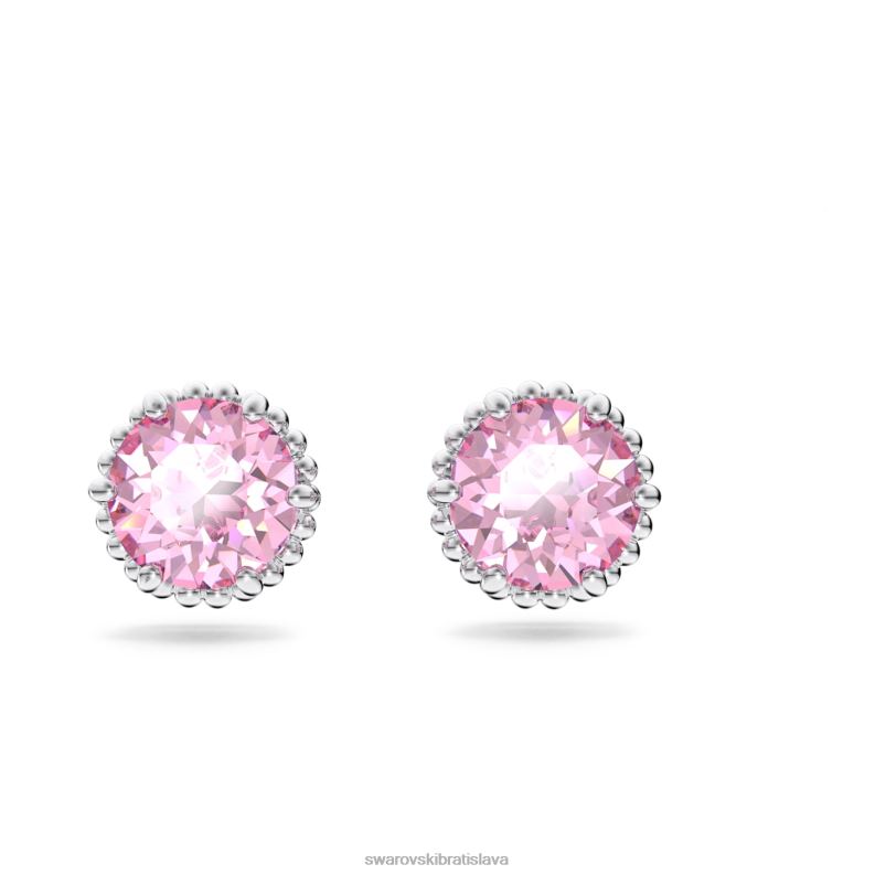 napichovacie_nausnice_okruhleho_strihu_oktober_ruzova_rhodiovana_b8znt689_swarovski_sperky.jpg napichovacie náušnice okrúhleho strihu október, ružová, rhodiovaná B8ZNT689 Swarovski šperky - Image 1