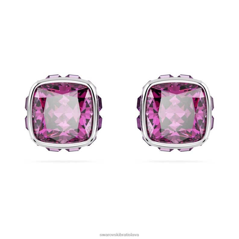 napichovacie_nausnice_stvorcoveho_strihu_februar_ruzove_rhodiovane_b8znt735_swarovski_sperky.jpg napichovacie náušnice štvorcového strihu február, ružové, rhodiované B8ZNT735 Swarovski šperky - Image 1