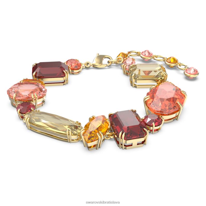 naramok_gema_zmiesane_strihy_viacfarebne_pozlatene_b8znt486_swarovski_sperky.jpg náramok gema zmiešané strihy, viacfarebné, pozlátené B8ZNT486 Swarovski šperky - Image 1