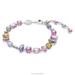 náramok gema zmiešané strihy, viacfarebné, rhodiované B8ZNT522 Swarovski šperky - Image 3