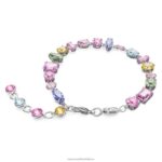 náramok gema zmiešané strihy, viacfarebné, rhodiované B8ZNT522 Swarovski šperky - Image 5