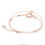 nekonečný náramok nekonečno, biela, pozlátená ružovým zlatom B8ZNT493 Swarovski šperky - Image 5