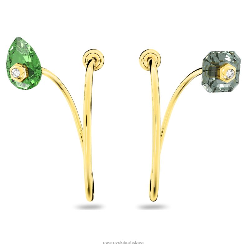 numina_visiace_nausnice_asymetricky_dizajn_zmiesane_strihy_viacfarebne_pozlatene_b8znt820_swarovski_sperky.jpg numina visiace náušnice asymetrický dizajn, zmiešané strihy, viacfarebné, pozlátené B8ZNT820 Swarovski šperky - Image 1