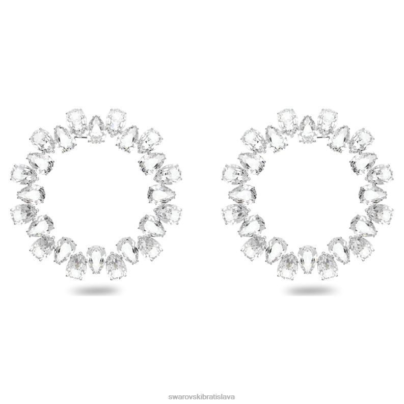 obrucove_nausnice_tisicrocia_hruskovy_rez_biely_rhodiovany_b8znt896_swarovski_sperky.jpg obručové náušnice tisícročia hruškový rez, biely, rhodiovaný B8ZNT896 Swarovski šperky - Image 1