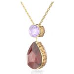 orbita náhrdelník drop cut, viacfarebné, pozlátené B8ZNT114 Swarovski šperky - Image 4