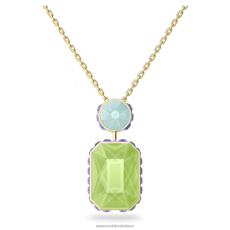 orbita_nahrdelnik_osemhranny_vybrus_viacfarebny_pozlateny_b8znt94_swarovski_sperky.jpg orbita náhrdelník osemhranný výbrus, viacfarebný, pozlátený B8ZNT94 Swarovski šperky - Image 1