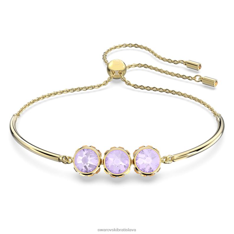 orbita_naramok_okruhly_strih_viacfarebny_pozlateny_b8znt498_swarovski_sperky.jpg orbita náramok okrúhly strih, viacfarebný, pozlátený B8ZNT498 Swarovski šperky - Image 1